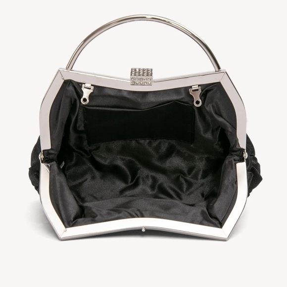 Elegant Satin Clutch Bag Pleated - Picture 5 of 9